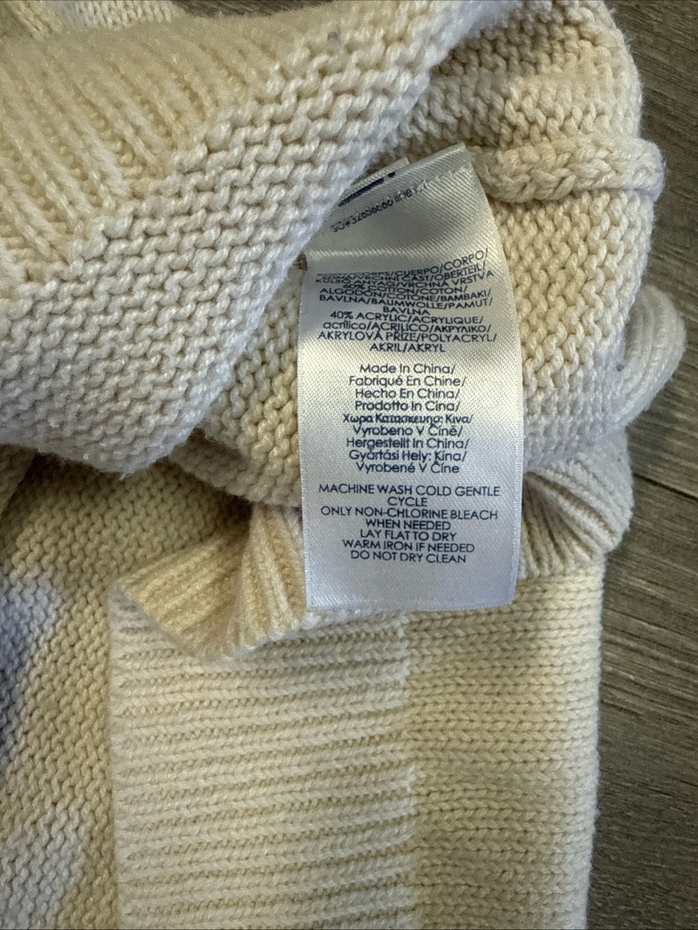 Cream Chaps Fair Isle Yoke Sweater Nordic skiing - Picture 7 of 7